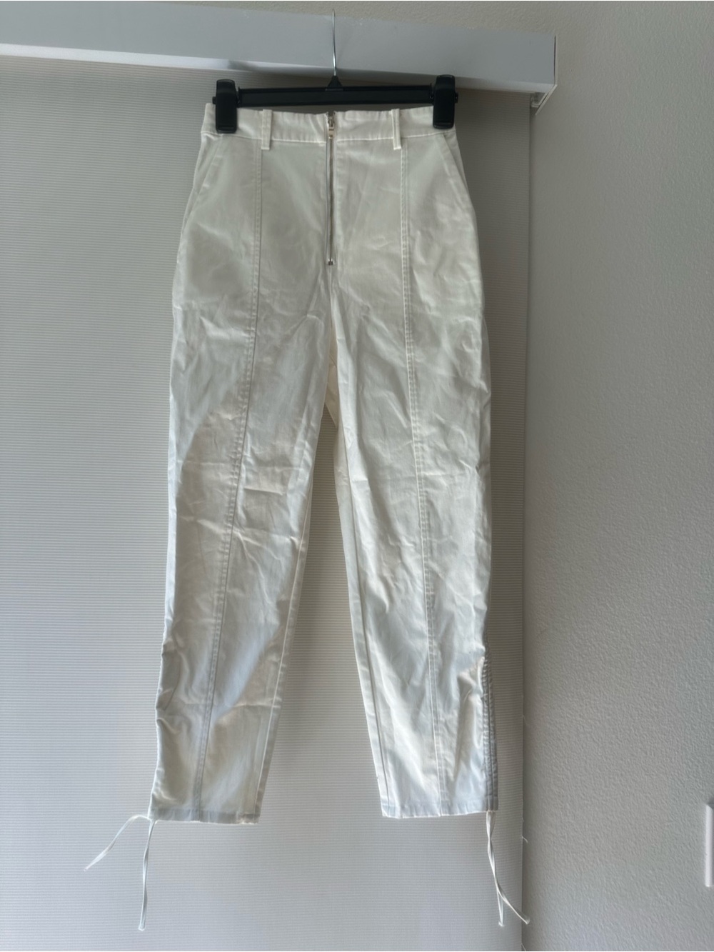 Marciano White Women's Pants with Branded Waist Label